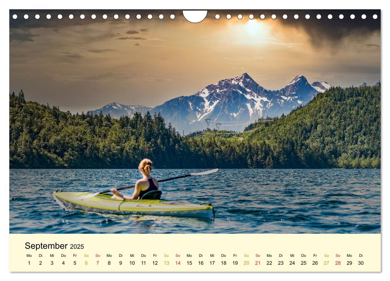 Bild: 9783383923432 | Kajak Abenteuer (Wandkalender 2025 DIN A4 quer), CALVENDO...