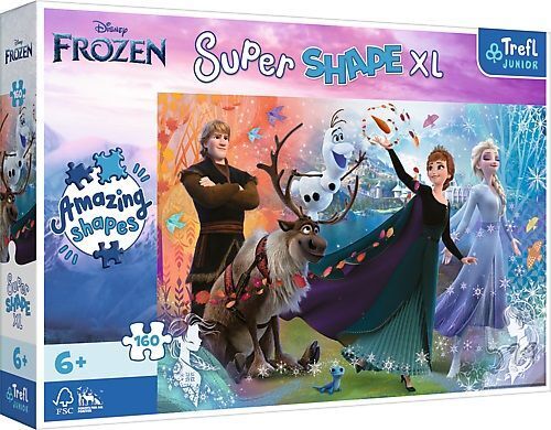 Cover: 5900511500226 | Junior Super Shape XL Puzzle 160 Teile - Disney Frozen | Spiel | 50022