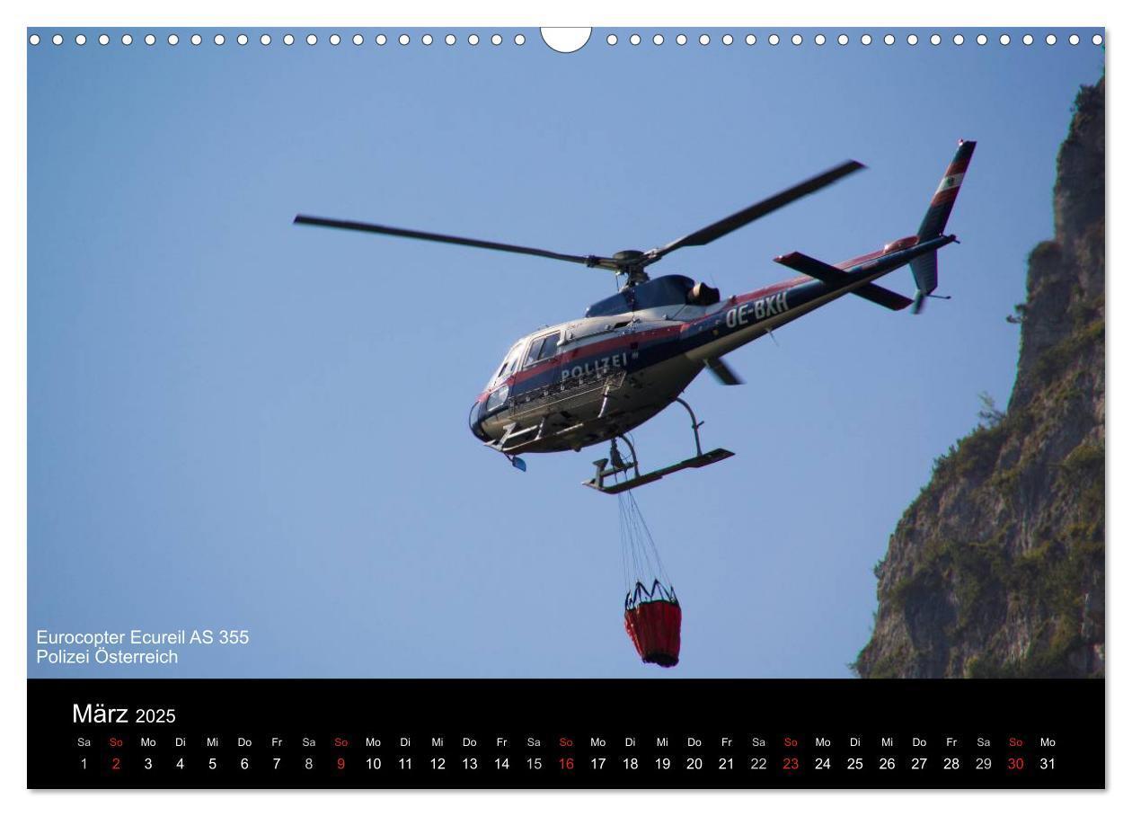 Bild: 9783435785964 | Hubschrauber im Einsatz (Wandkalender 2025 DIN A3 quer), CALVENDO...