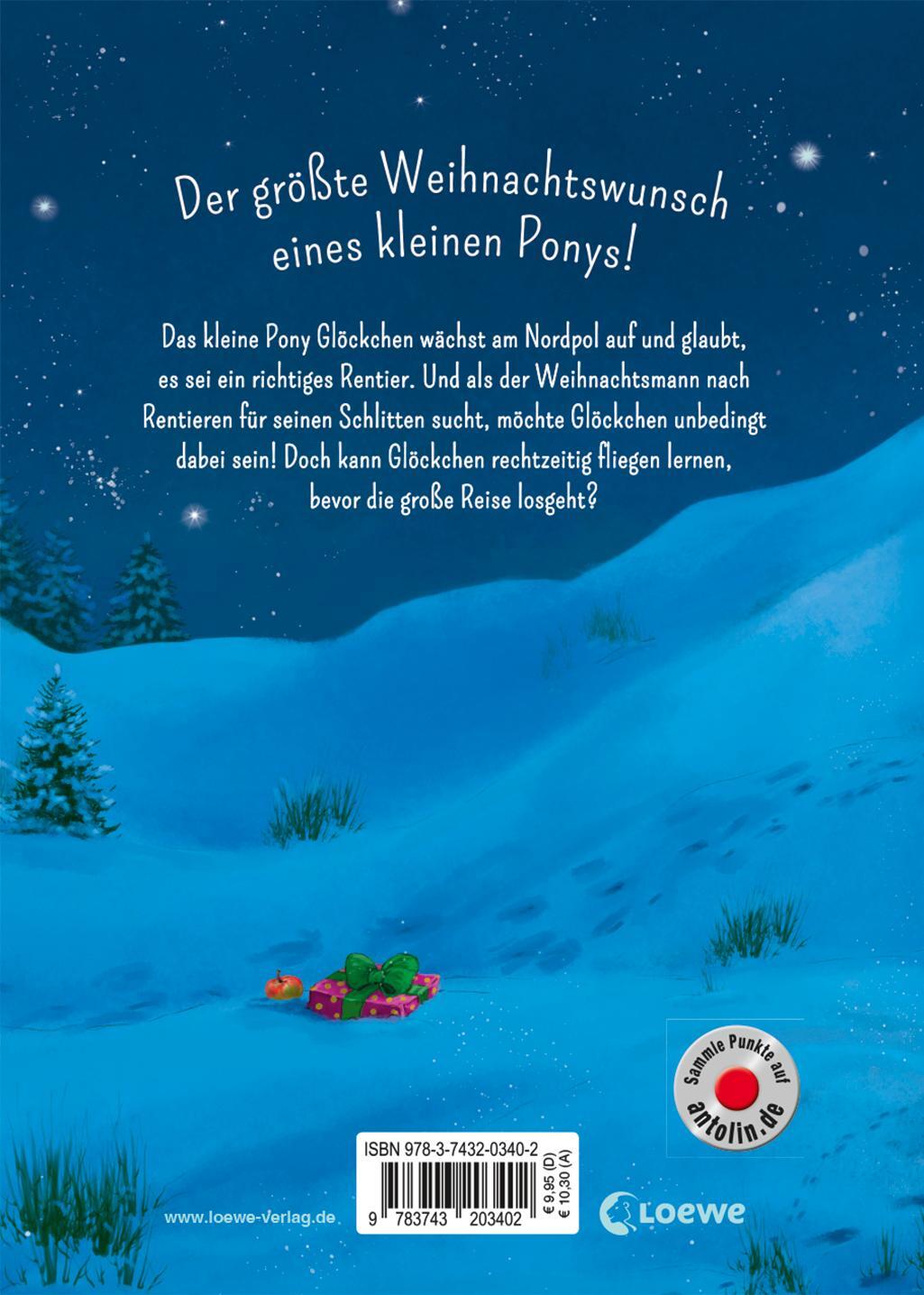 Rückseite: 9783743203402 | Glöckchen, das Weihnachtspony (Band 1) - Das Wunder vom Nordpol | Buch