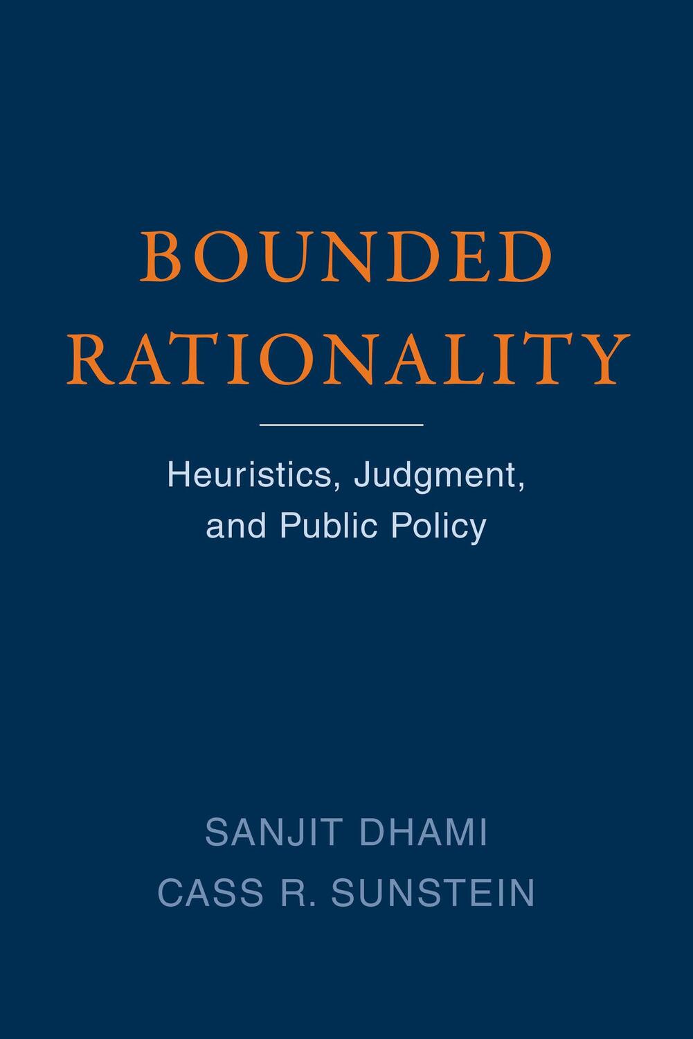 Cover: 9780262543705 | Bounded Rationality | Heuristics, Judgment, and Public Policy | Buch