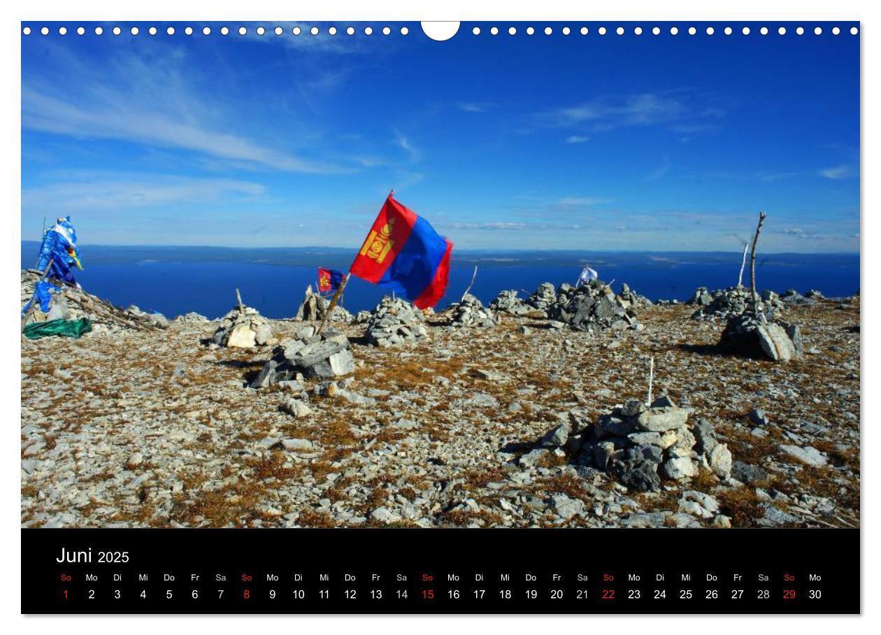 Bild: 9783435718610 | Einsame Mongolei (Wandkalender 2025 DIN A3 quer), CALVENDO...