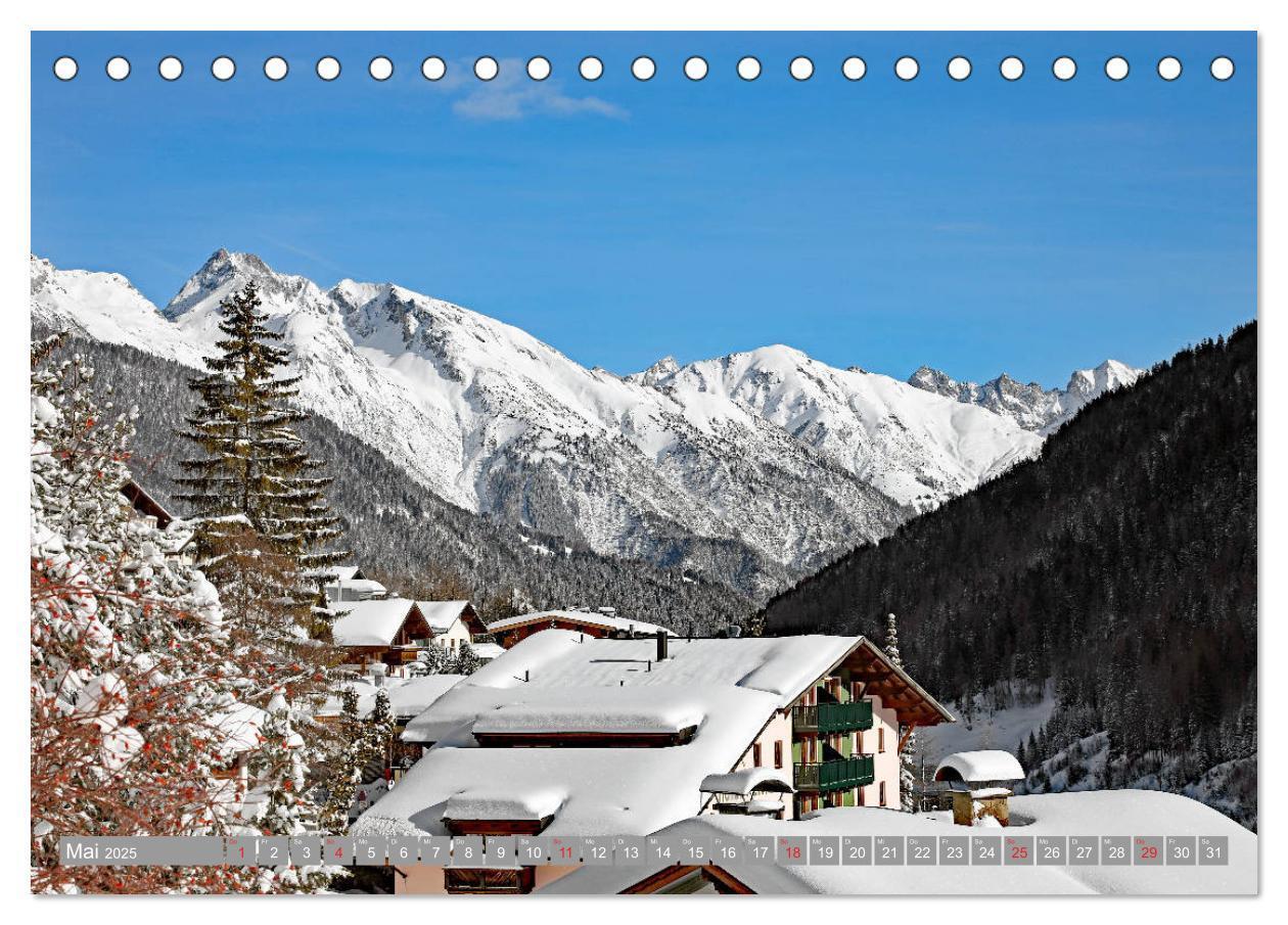 Bild: 9783435159178 | St. Anton am Arlberg (Tischkalender 2025 DIN A5 quer), CALVENDO...