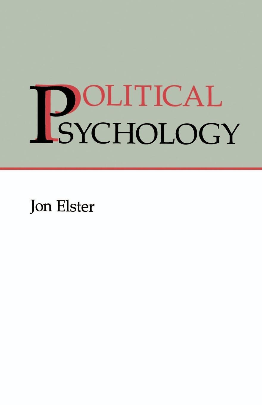 Cover: 9780521422864 | Political Psychology | Jon Elester (u. a.) | Taschenbuch | Paperback