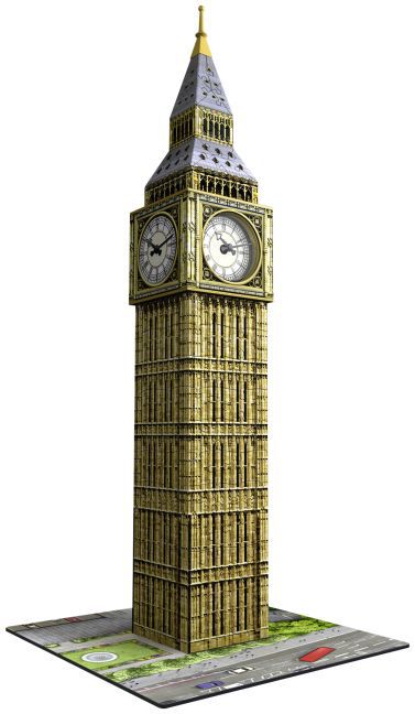 Bild: 4005556125869 | Ravensburger 3D Puzzle 12586 - Big Ben mit Uhr - 216 Teile - Das...