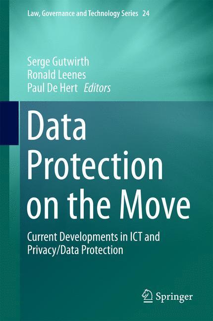 Cover: 9789401773751 | Data Protection on the Move | Serge Gutwirth (u. a.) | Buch | xx