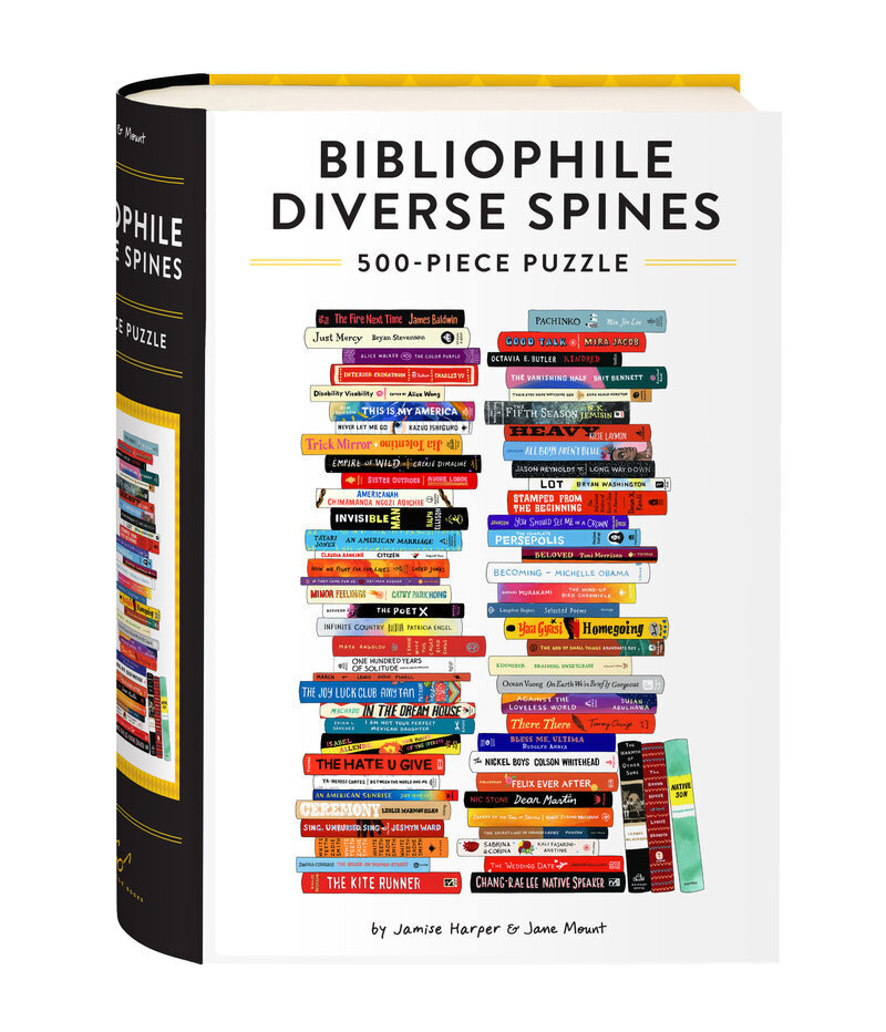 Cover: 9781797219882 | Bibliophile Diverse Spines 500-Piece Puzzle | Jamise Harper (u. a.)