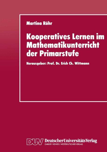 Cover: 9783824420674 | Kooperatives Lernen im Mathematikunterricht der Primarstufe | Röhr