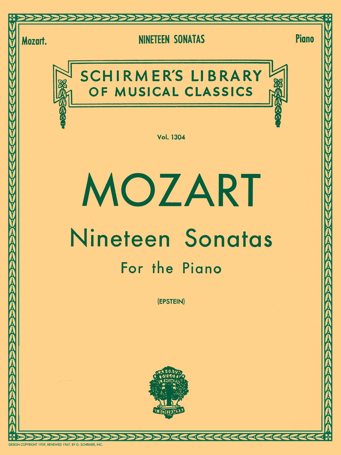 Cover: 73999585803 | 19 Sonatas - Complete | For the Piano | Wolfgang Amadeus Mozart | Buch