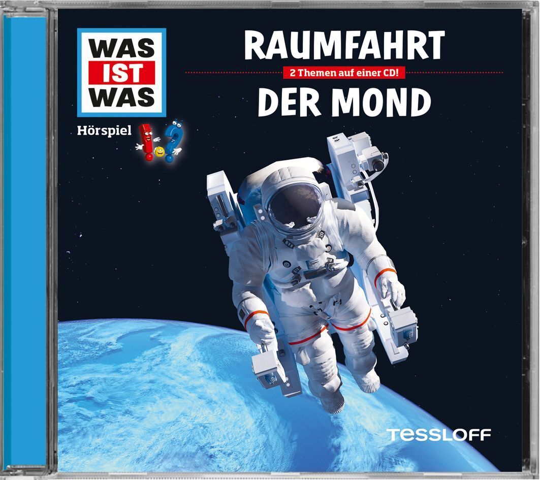 Cover: 9783788628925 | WAS IST WAS Hörspiel: Raumfahrt; Der Mond, Audio-CD | Manfred Baur
