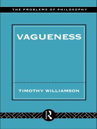 Cover: 9780415139809 | Vagueness | Timothy Williamson | Taschenbuch | Englisch | 1996