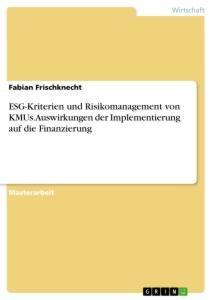 Cover: 9783346483232 | ESG-Kriterien und Risikomanagement von KMUs. Auswirkungen der...