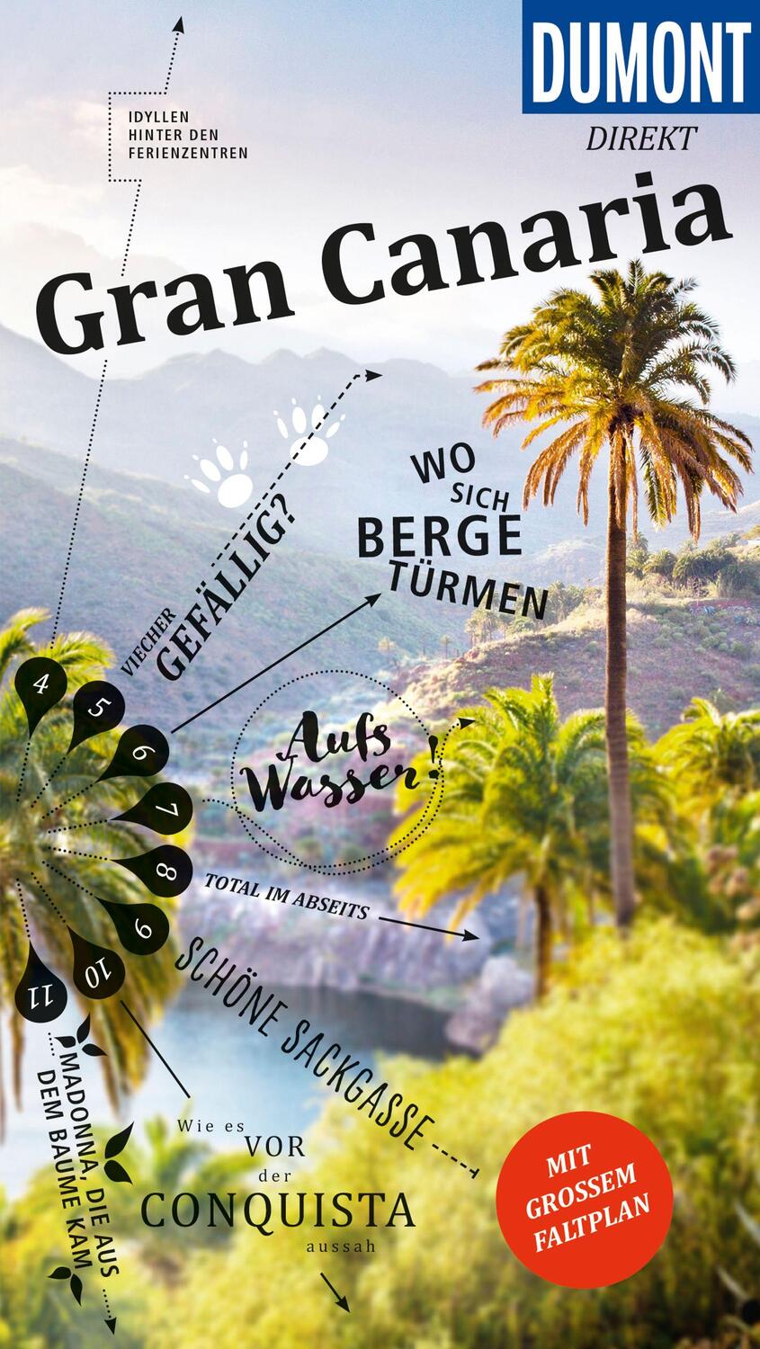 Cover: 9783616010182 | DuMont direkt Reiseführer Gran Canaria | Mit großem Faltplan 1:130000