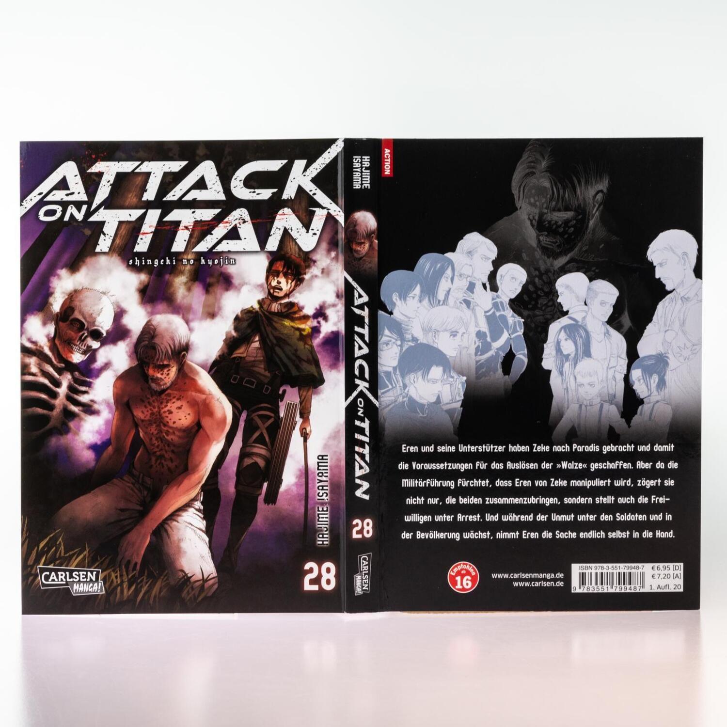 Bild: 9783551799487 | Attack on Titan 28 | Hajime Isayama | Taschenbuch | Attack on Titan