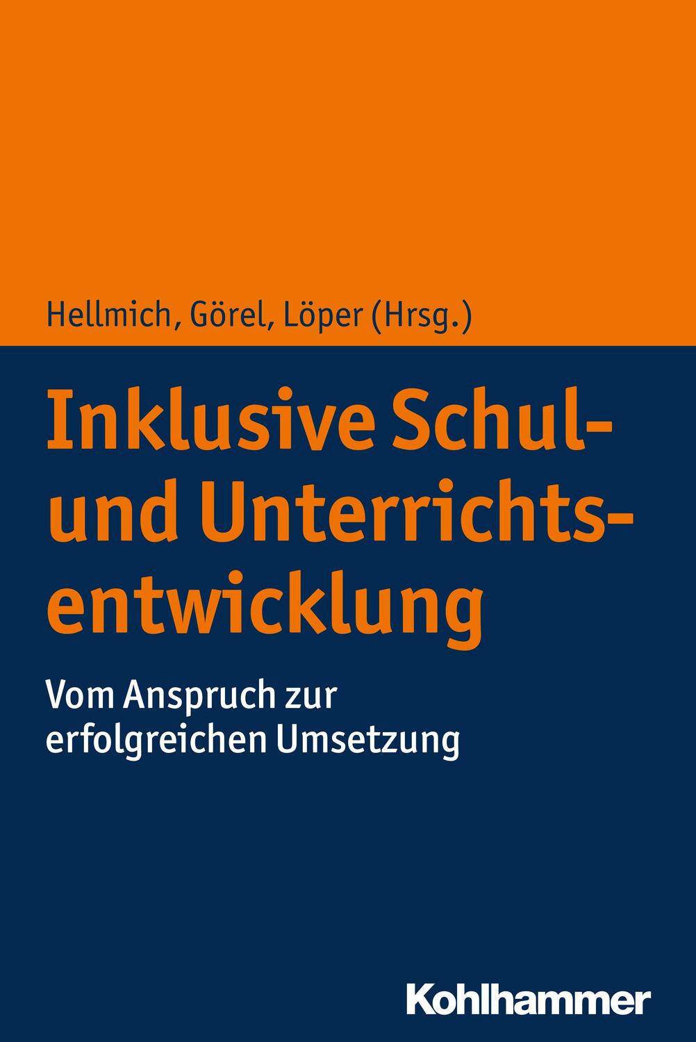 Cover: 9783170327191 | Inklusive Schul- und Unterrichtsentwicklung | Taschenbuch | 212 S.