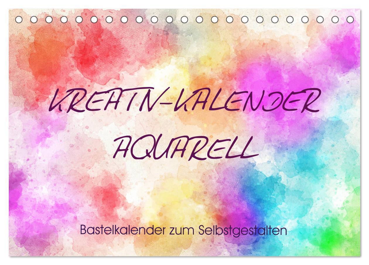 Cover: 9783675447967 | Kreativ-Kalender Aquarell. Bastelkalender zum Selbstgestalten...