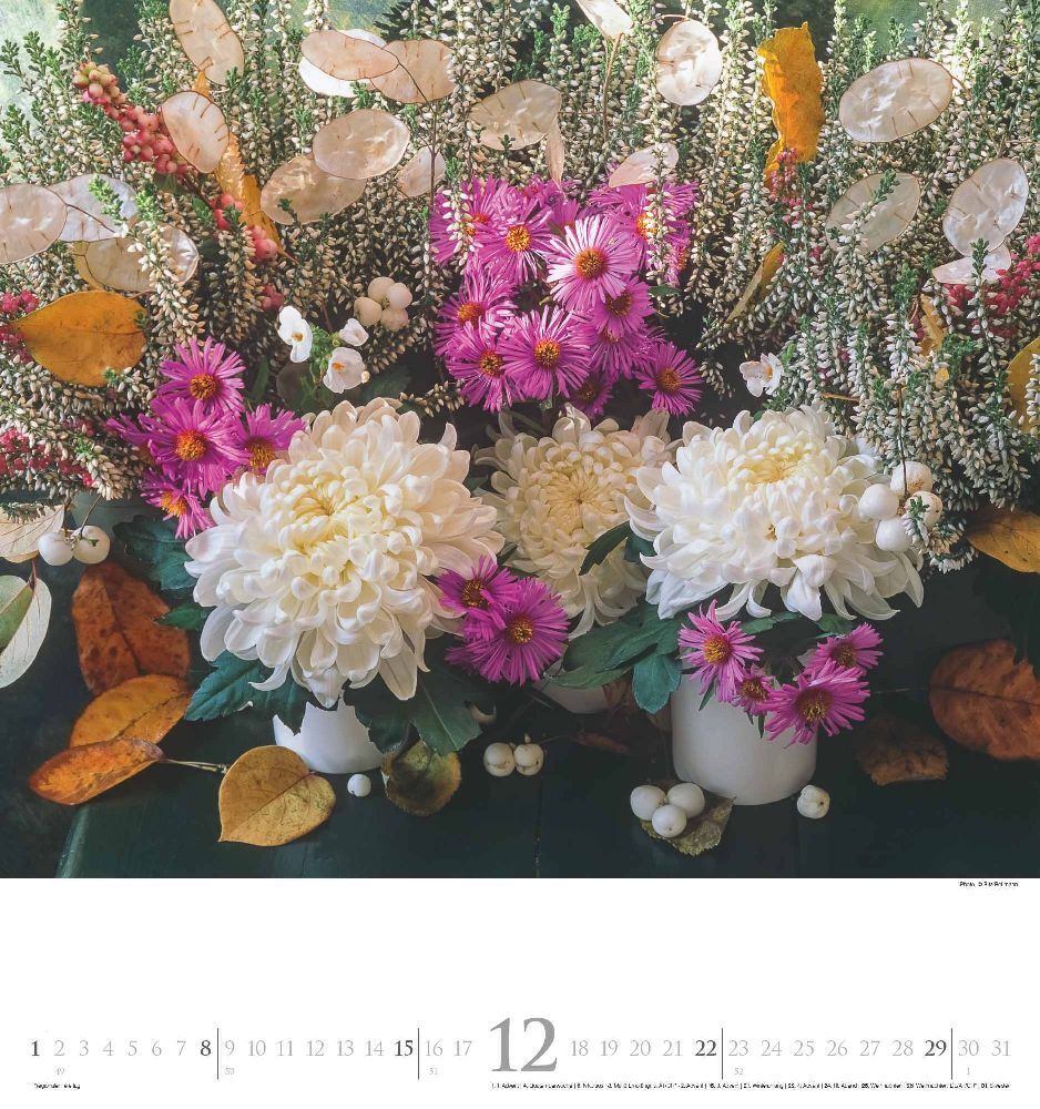 Bild: 4002725986641 | Bouquets 2024 - Foto-Kalender - Wand-Kalender - 45x48 -...