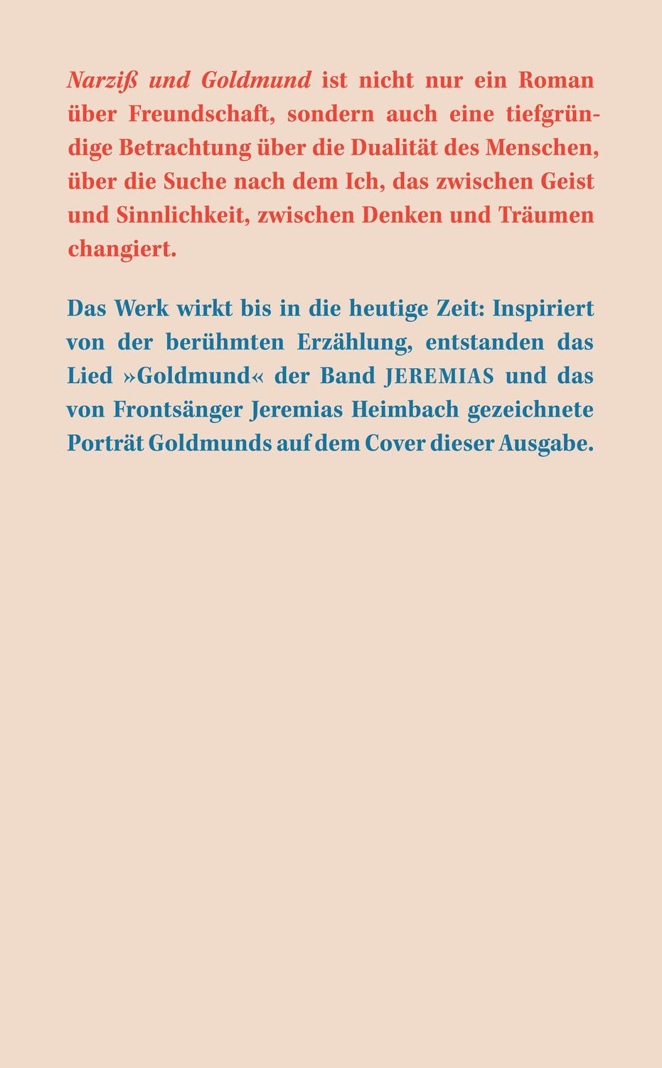Rückseite: 9783518474723 | Narziß und Goldmund | Hermann Hesse | Taschenbuch | 310 S. | Deutsch