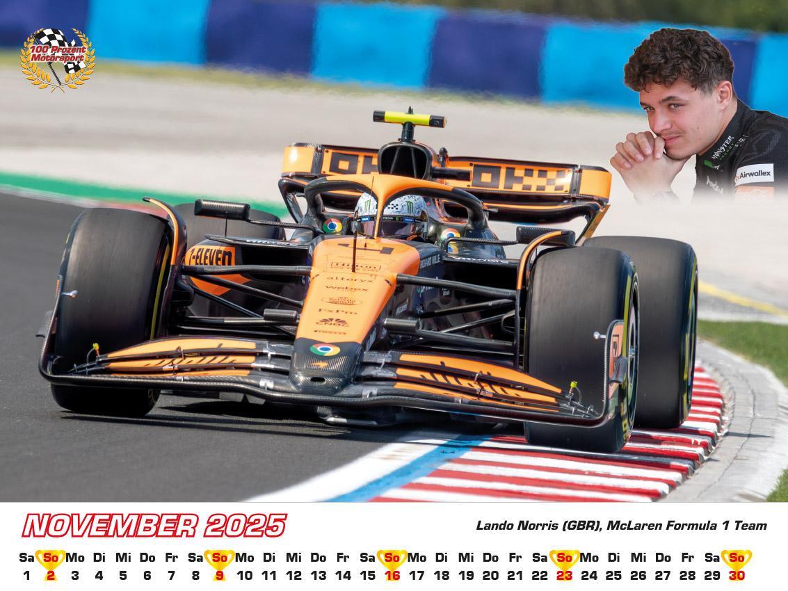 Bild: 9783948794675 | Formel 1 World Championship Kalender 2025 | Frank Pommer | Kalender