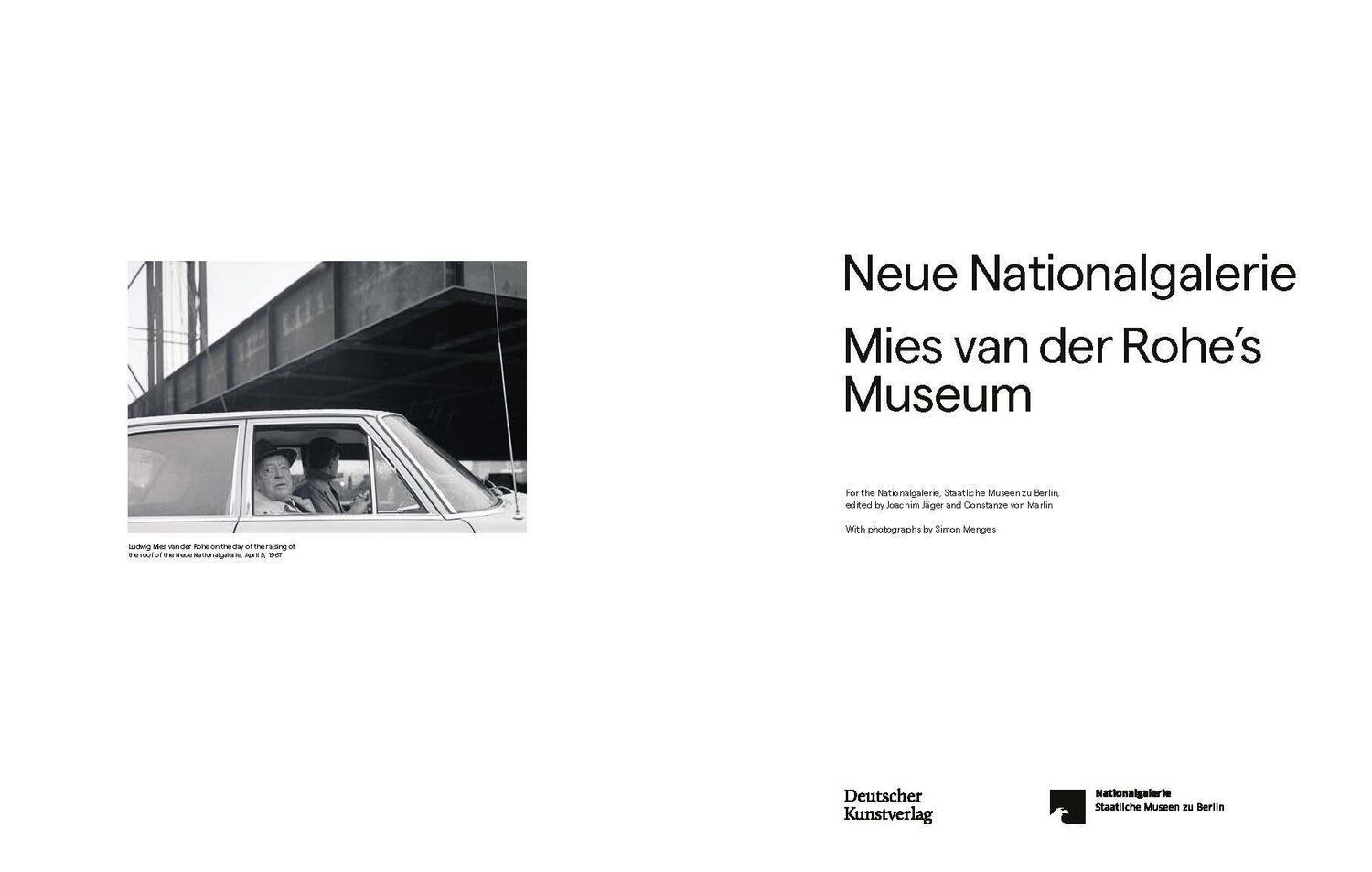 Bild: 9783422986527 | Neue Nationalgalerie | Mies van der Rohe's Museum | Jäger (u. a.)