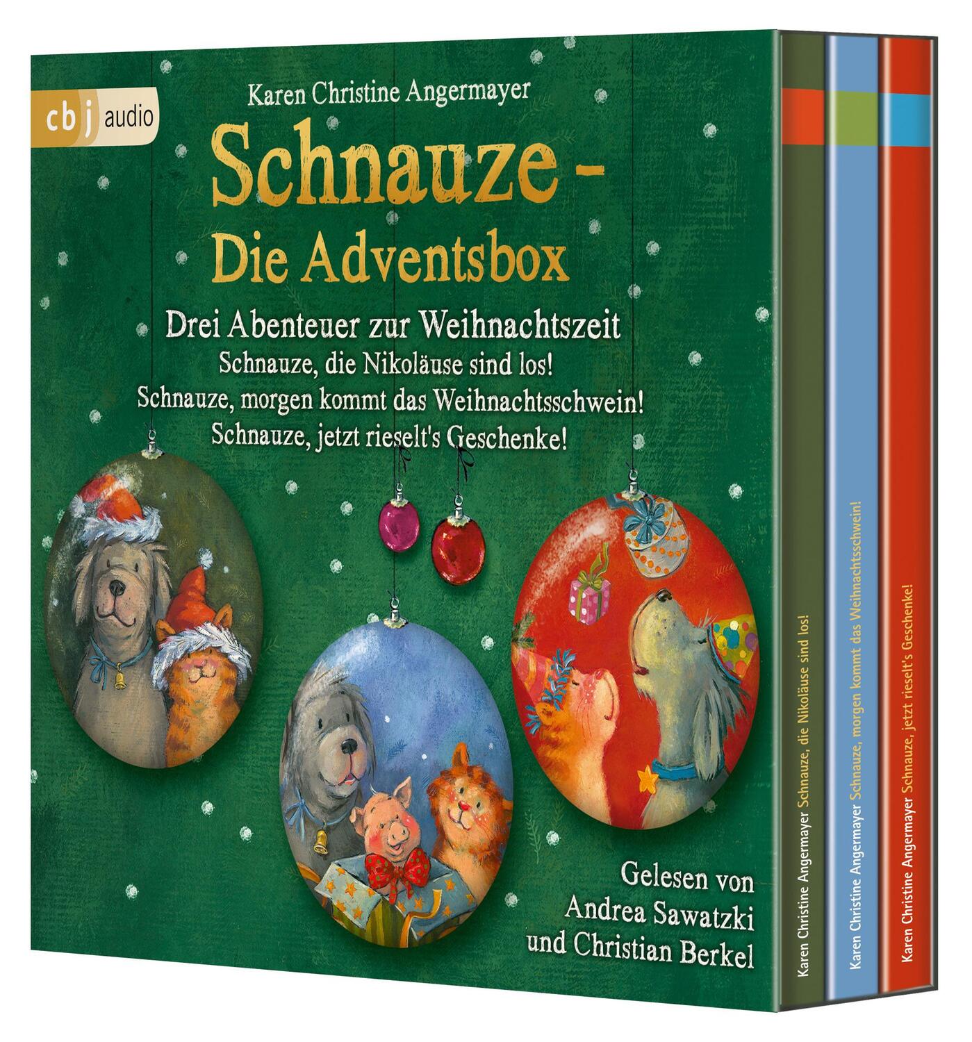 Cover: 9783837165357 | Schnauze - Die Adventsbox | Karen Christine Angermayer | Audio-CD