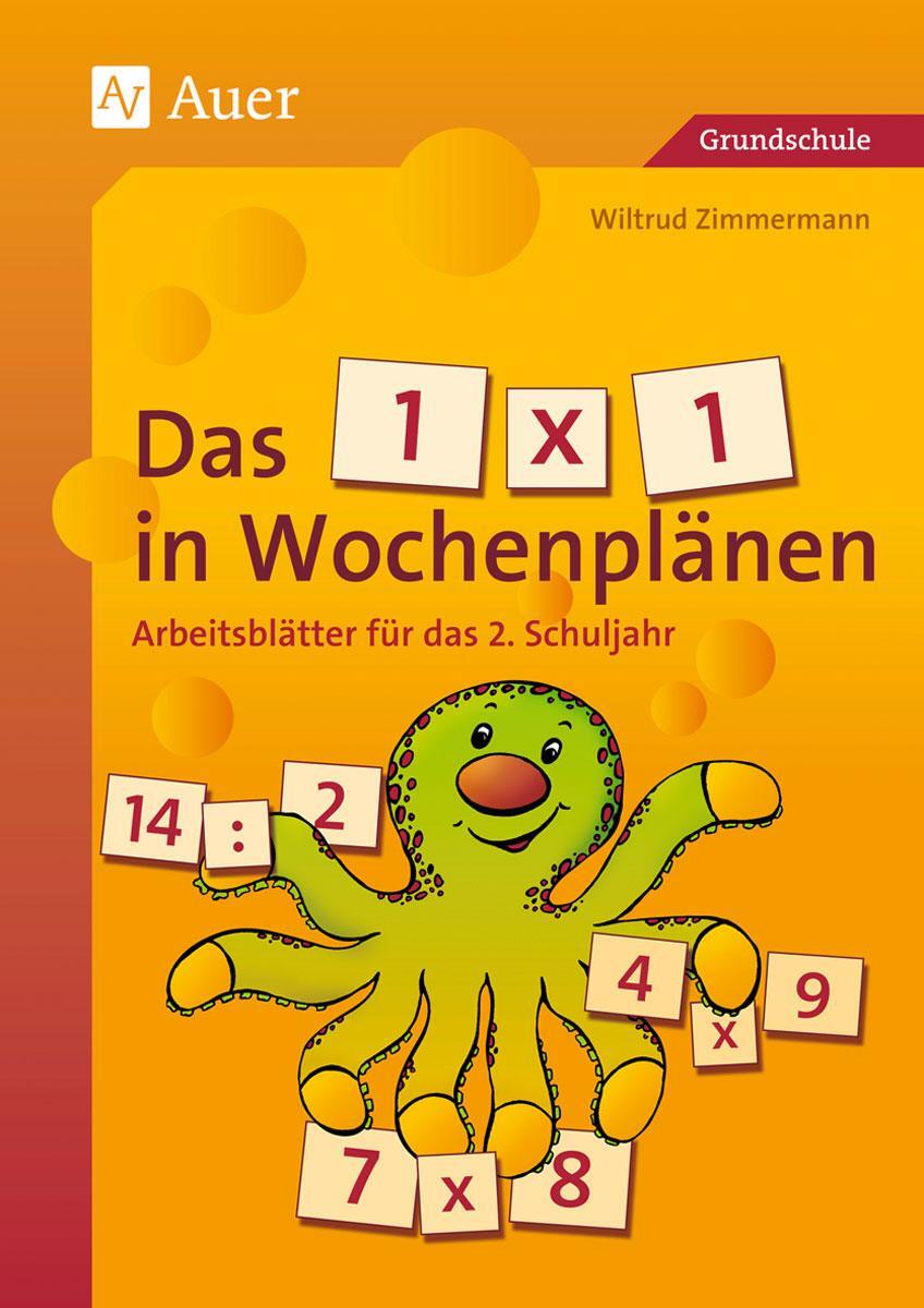 Cover: 9783403031635 | Das 1 x 1 in Wochenplänen, Klasse 2 | Wiltrud Zimmermann | Broschüre