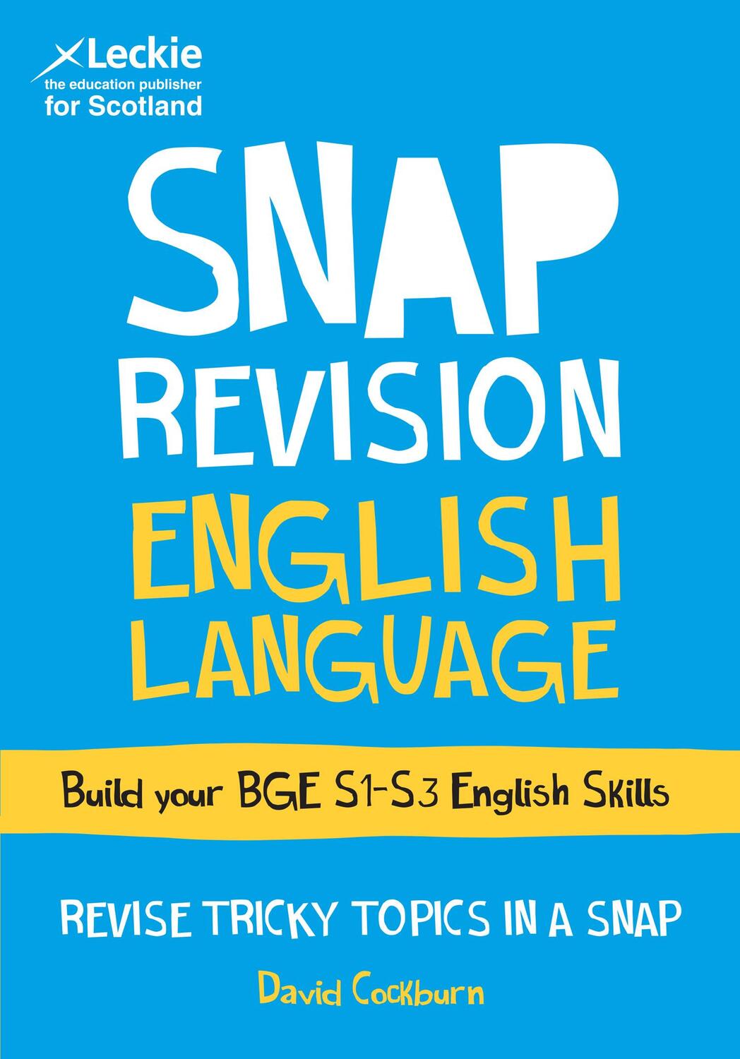 Cover: 9780008528089 | BGE English Language | Revision Guide for S1 to S3 English | Cockburn