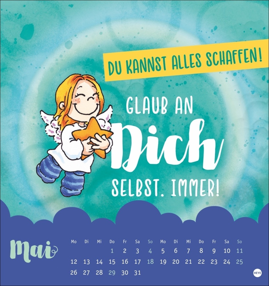 Bild: 9783756408009 | Schutzengel Postkartenkalender 2025 | Kalender | Spiralbindung | 13 S.