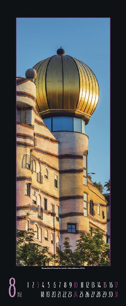 Bild: 9783731875833 | Hundertwasser Architektur 2025 | Korsch Verlag | Kalender | 14 S.