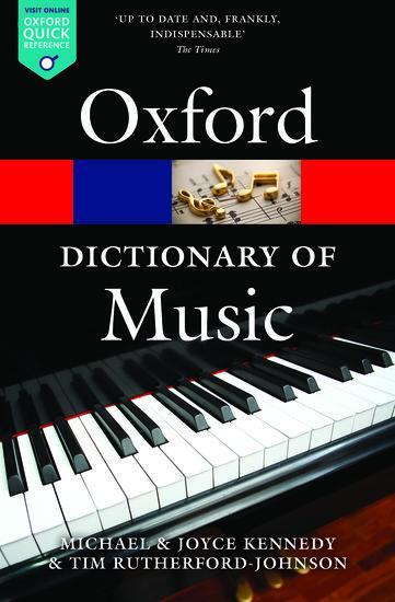 Cover: 9780199578542 | The Oxford Dictionary of Music | Joyce Kennedy (u. a.) | Taschenbuch