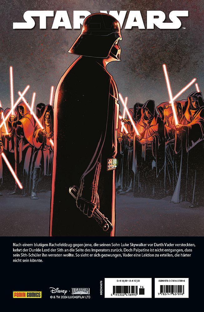 Rückseite: 9783741637896 | Star Wars Marvel Comics-Kollektion | Bd. 76: Darth Vader: Ins Feuer