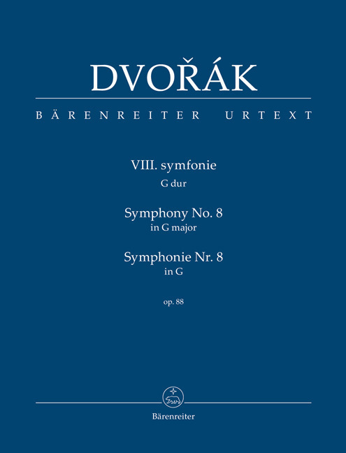Cover: 9790006567409 | Symphonie Nr. 8 G-Dur op. 88, Studienpartitur, Urtextausgabe | Dvorák