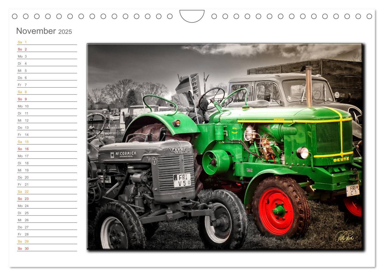 Bild: 9783435669660 | Oldtimer - nostalgische Trecker und Lastwagen (Wandkalender 2025...