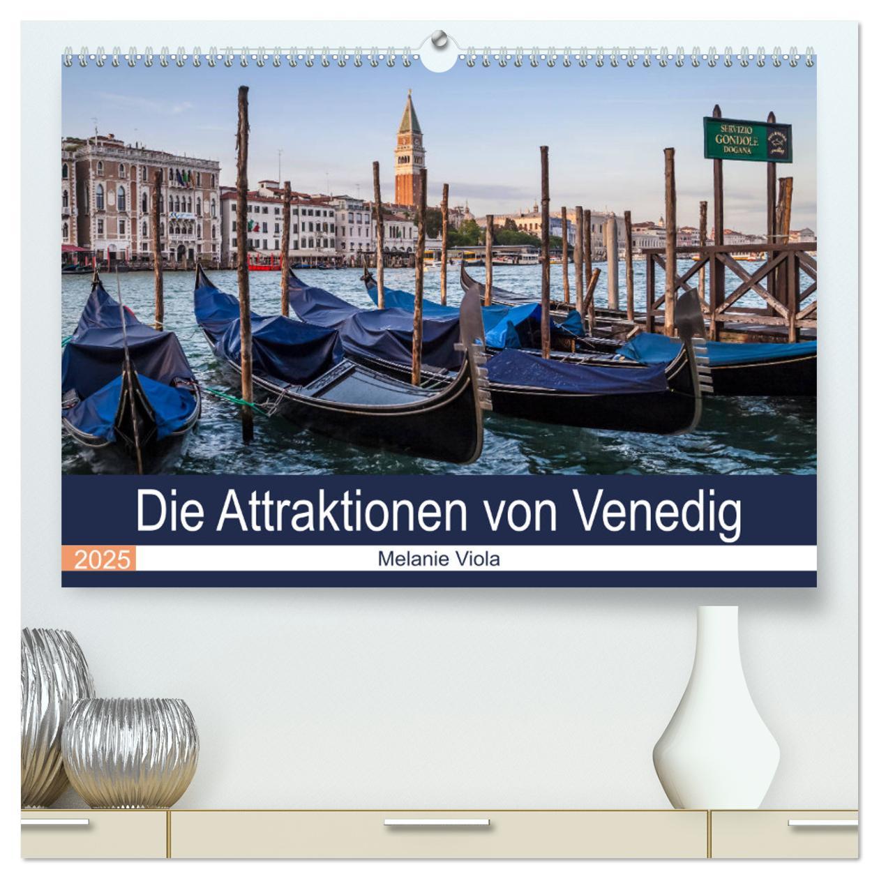 Cover: 9783435654277 | Die Attraktionen von Venedig (hochwertiger Premium Wandkalender...