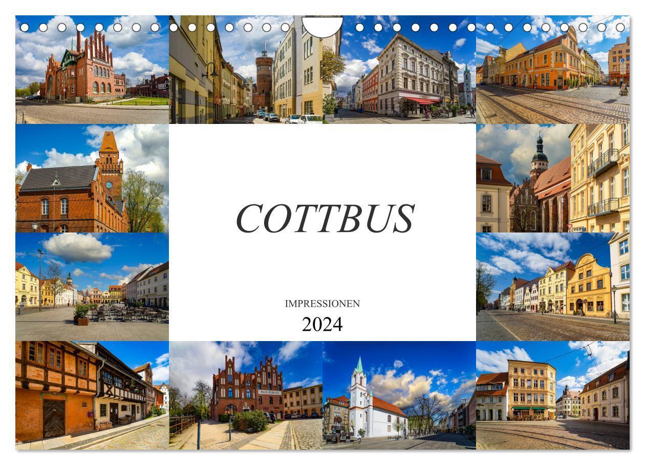 Cover: 9783383014611 | Cottbus Impressionen (Wandkalender 2024 DIN A4 quer), CALVENDO...