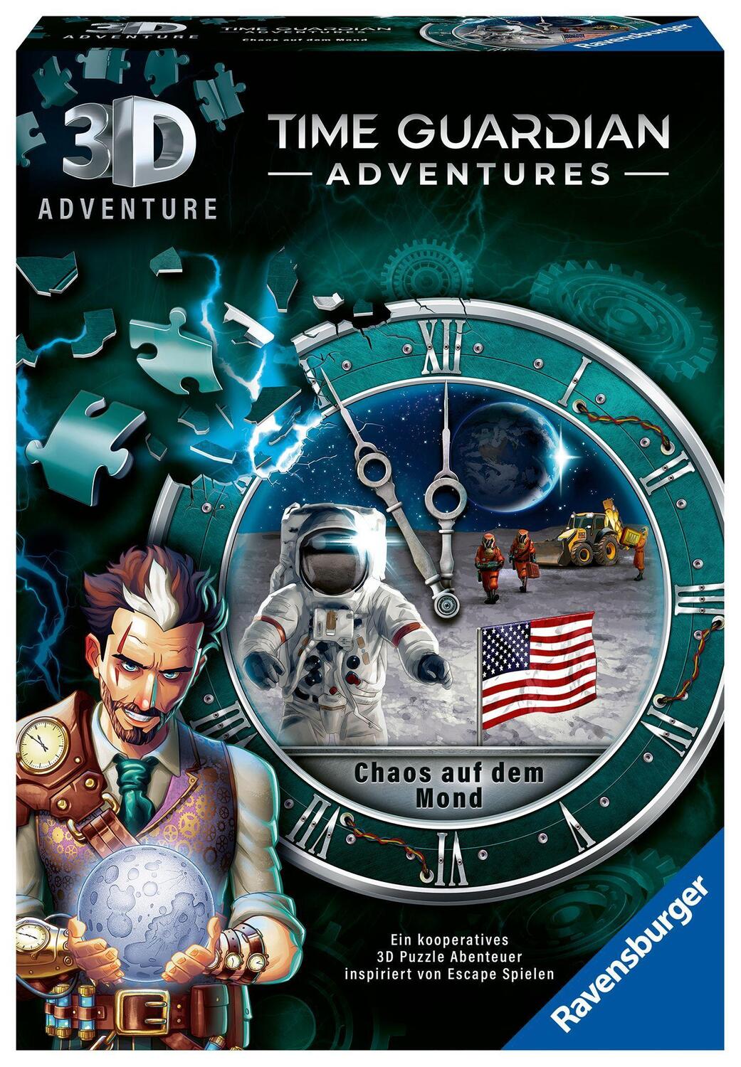 Cover: 4005556115396 | Ravensburger 3D Adventure 11539 TIME GUARDIANS - Chaos auf dem Mond...
