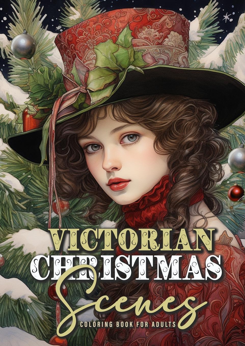 Cover: 9783758422027 | Victorian Christmas Scenes Coloring Book for Adults | Publishing