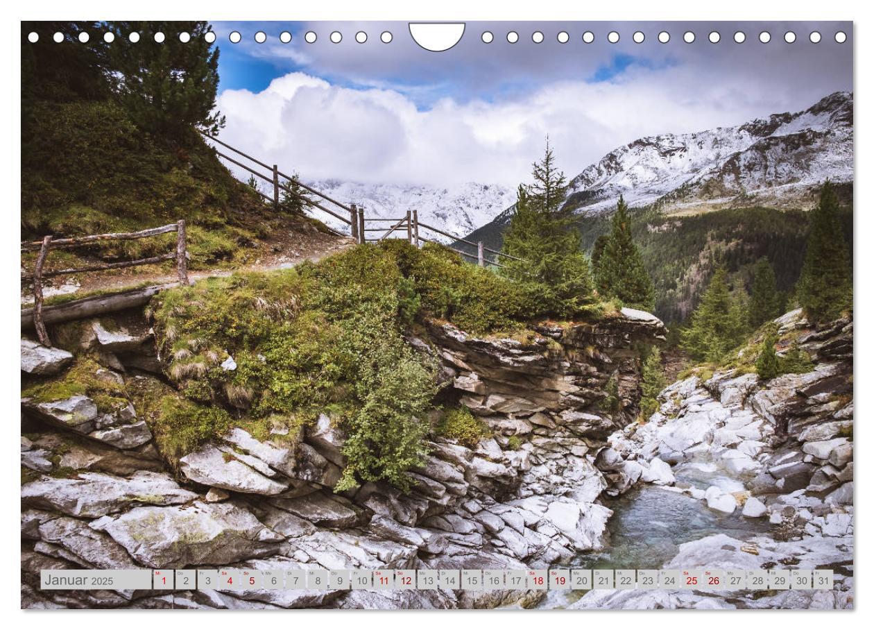 Bild: 9783435347049 | Das Ahrntal (Wandkalender 2025 DIN A4 quer), CALVENDO Monatskalender