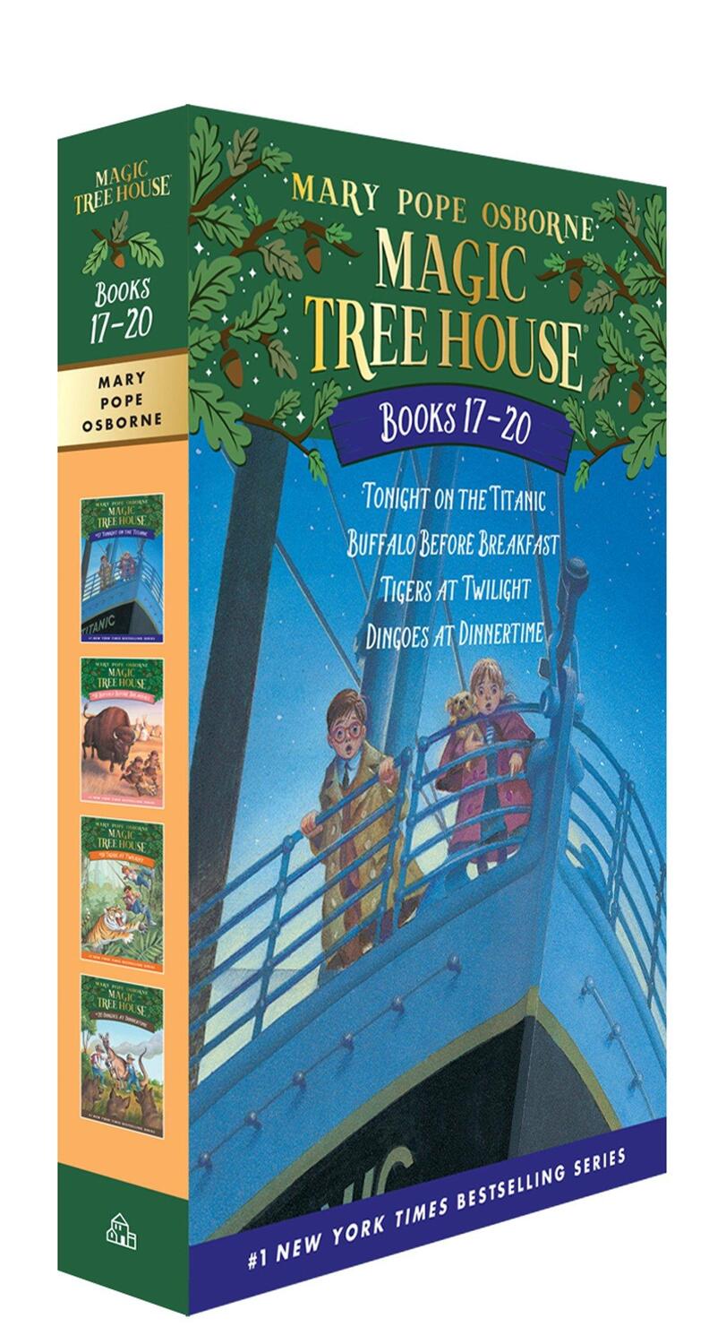 Cover: 9780375858116 | Magic Tree House Books 17-20 Boxed Set: The Mystery of the...