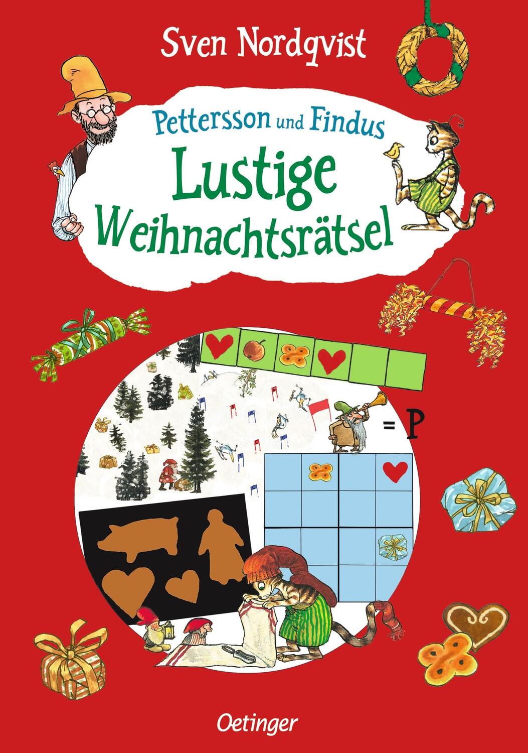 Cover: 9783751203326 | Pettersson und Findus. Lustige Weihnachtsrätsel | Sven Nordqvist