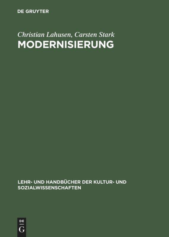 Cover: 9783486253351 | Modernisierung | Carsten Stark (u. a.) | Buch | ISSN | VII | Deutsch
