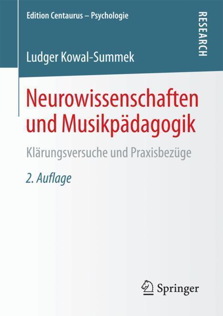 Cover: 9783658210038 | Neurowissenschaften und Musikpädagogik | Ludger Kowal-Summek | Buch