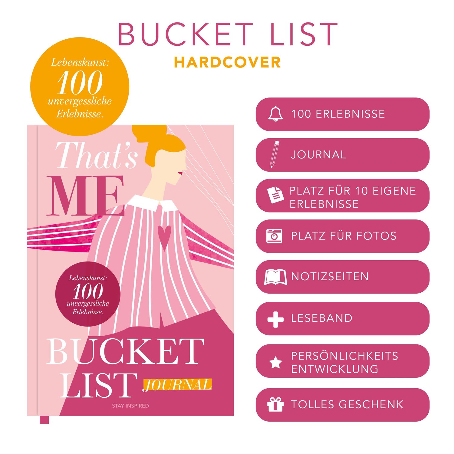 Bild: 9783989424173 | That's Me Bucket List Das ultimative Bucket List Buch für ein...