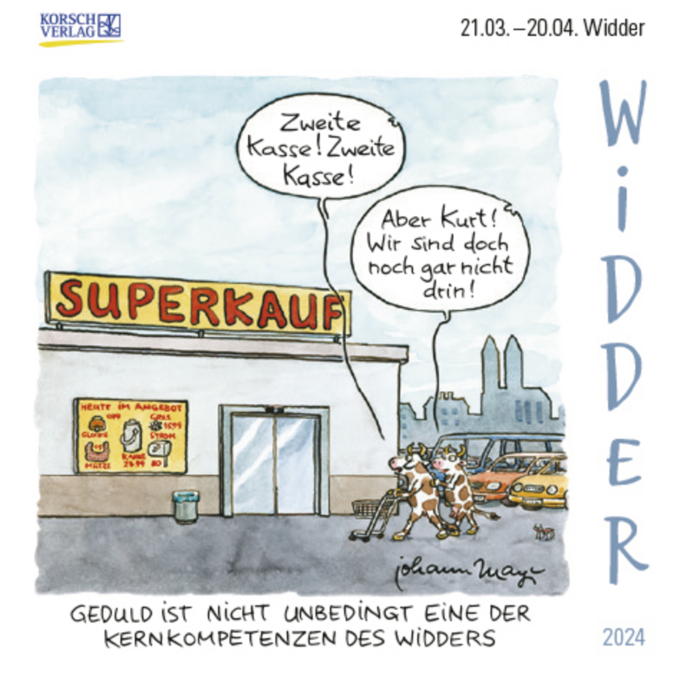 Cover: 9783731870258 | Widder Mini 2024 | Korsch Verlag | Kalender | 13 S. | Deutsch | 2024