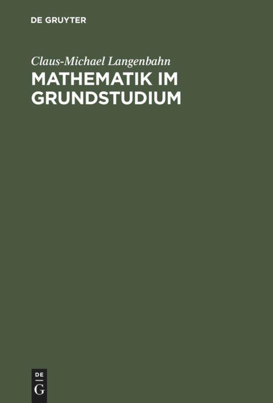 Cover: 9783486245844 | Mathematik im Grundstudium | Aufgaben und Lösungen | Langenbahn | Buch