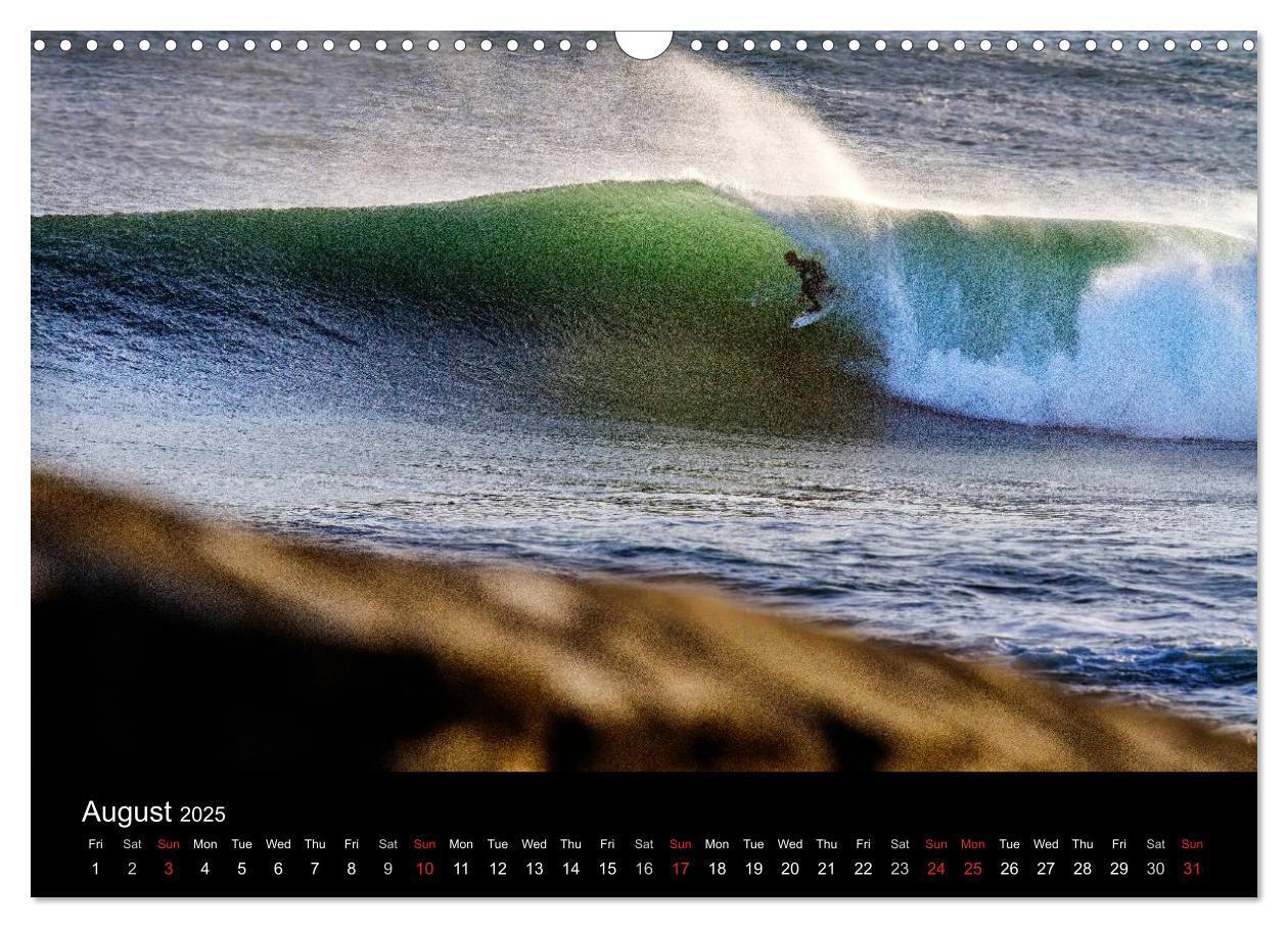 Bild: 9781325953400 | Waves in Cornwall (Wall Calendar 2025 DIN A3 landscape), CALVENDO...