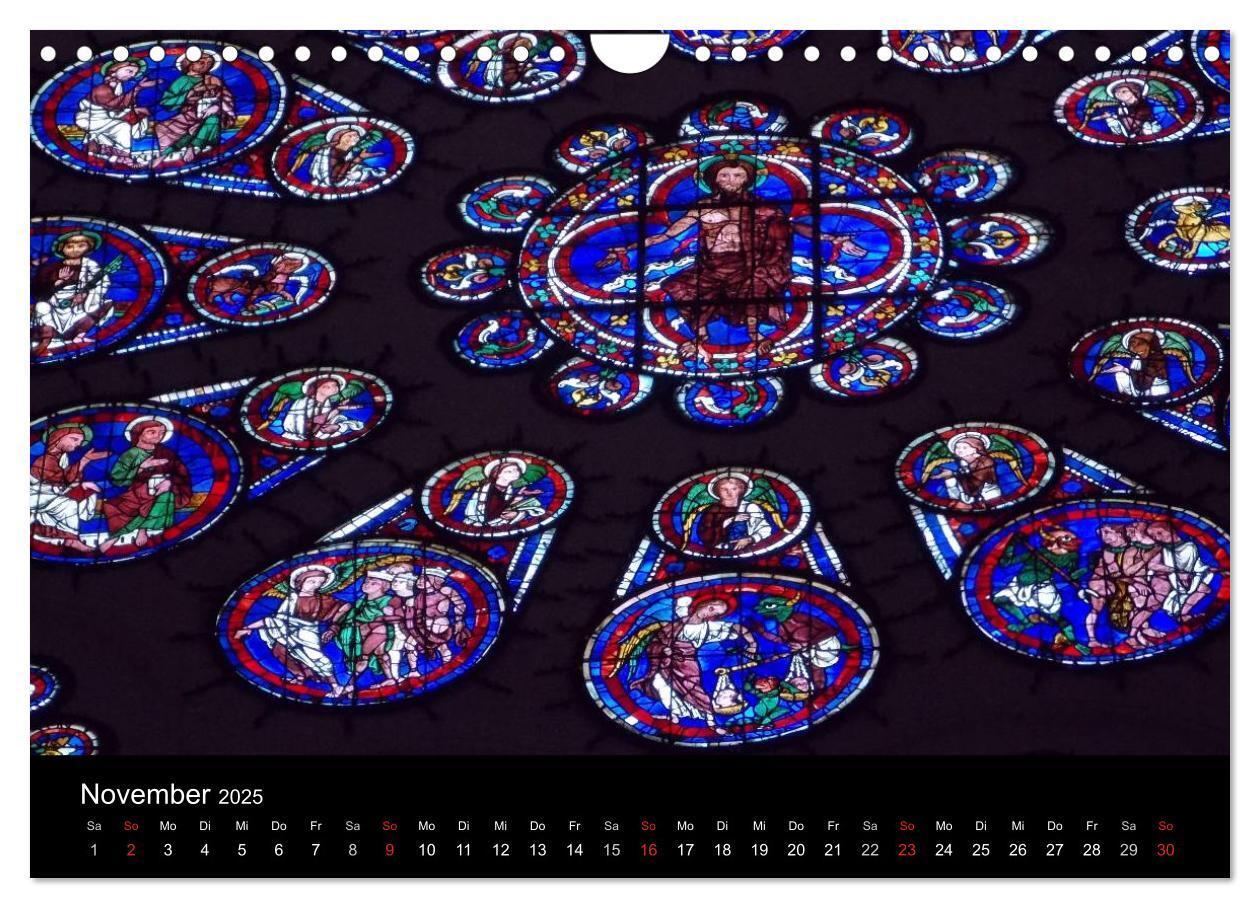 Bild: 9783435830916 | Bilder aus Licht - Notre Dame de Chartres (Wandkalender 2025 DIN A4...