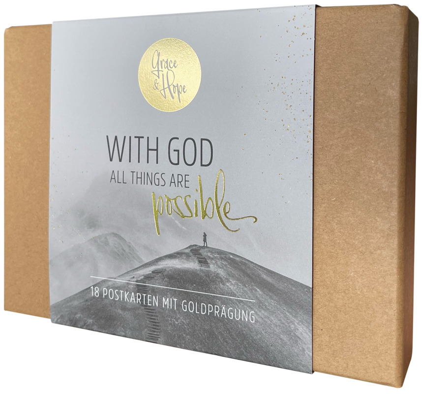 Cover: 4250330935398 | With God all things are possible - Postkartenset | 18 S. | Deutsch