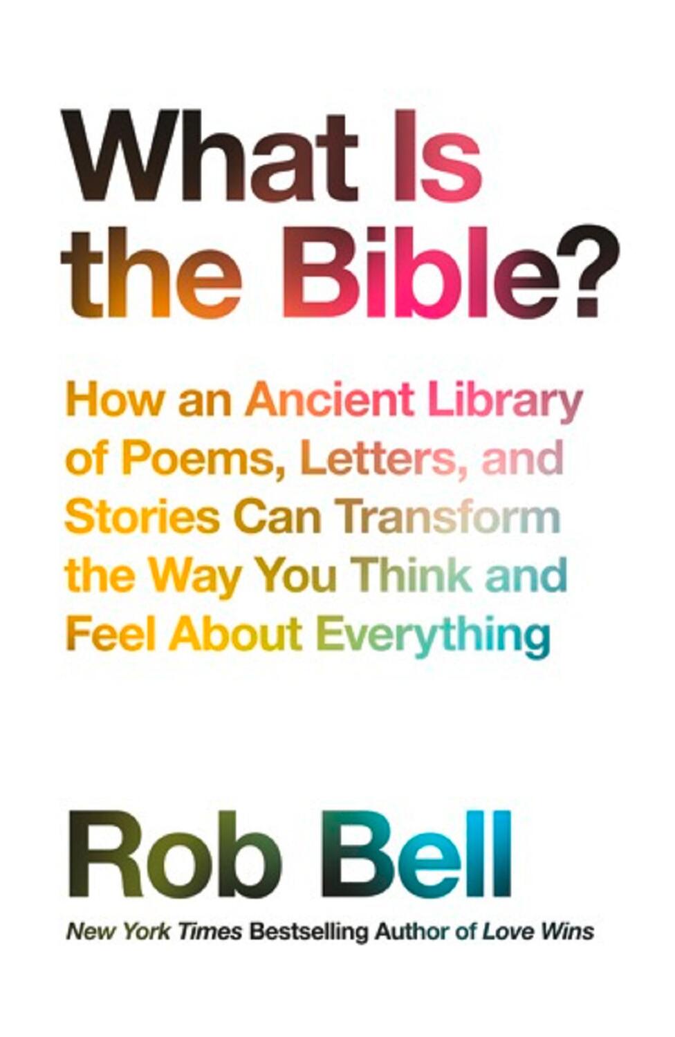 Cover: 9780008259600 | What is the Bible? | Rob Bell | Taschenbuch | Kartoniert / Broschiert