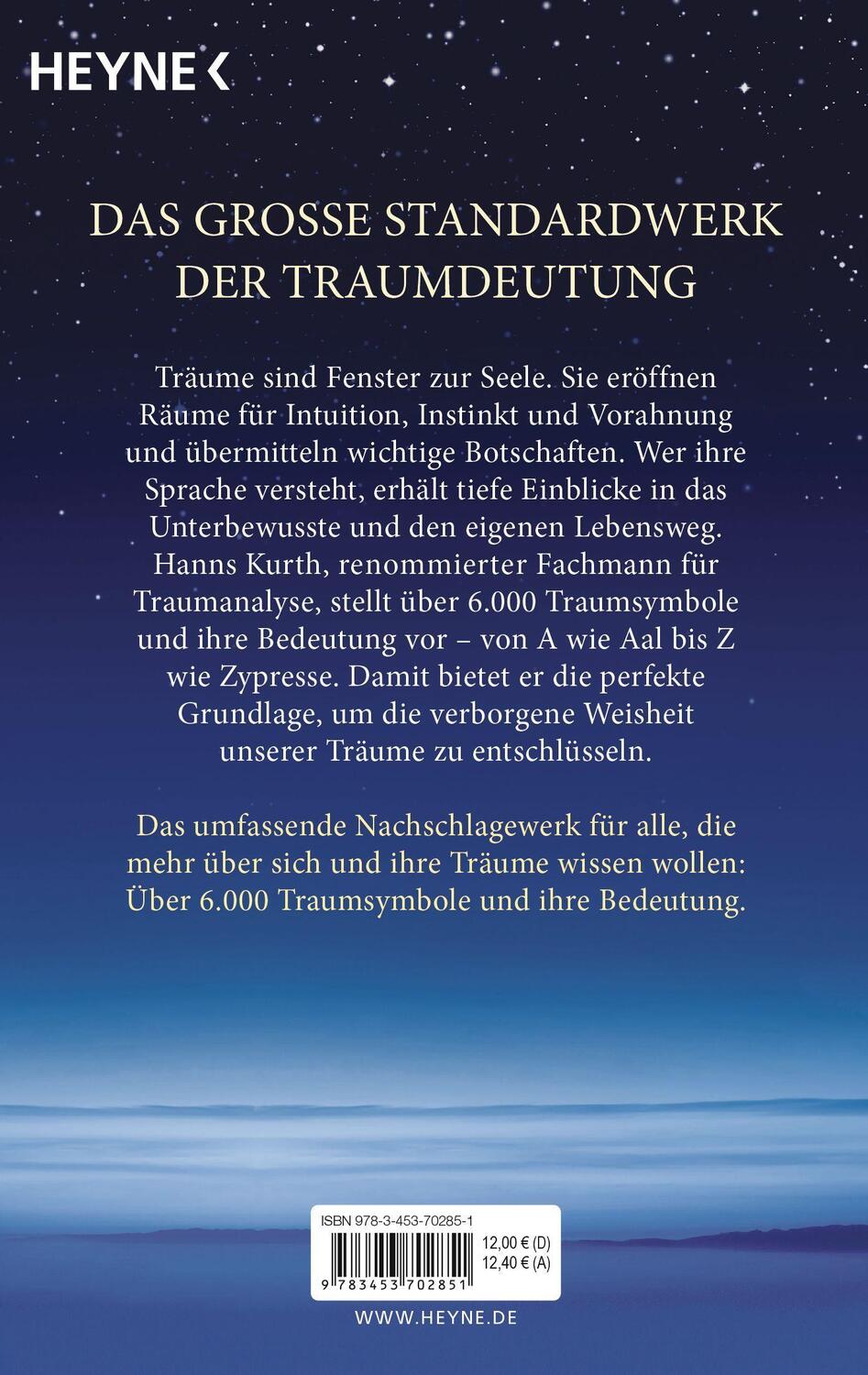 Bild: 9783453702851 | Lexikon der Traumsymbole | Hanns Kurth | Taschenbuch | Deutsch | 2015